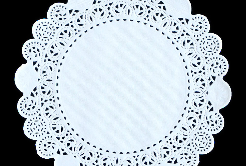 Papier dentelle rond